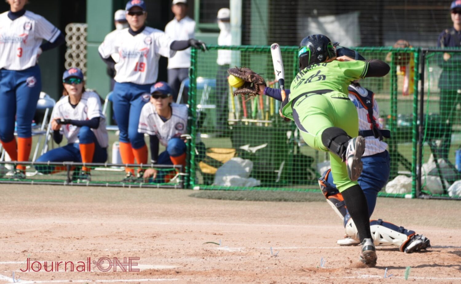 伊予銀行ヴェールズは竹光が必死にバットを出す