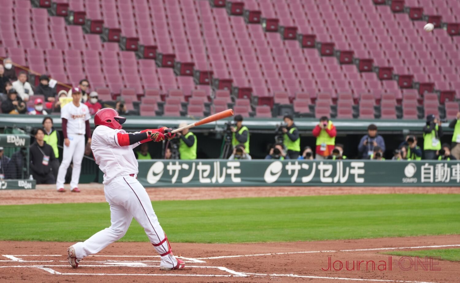 トライアウトで広島の松山竜平は3安打の活躍