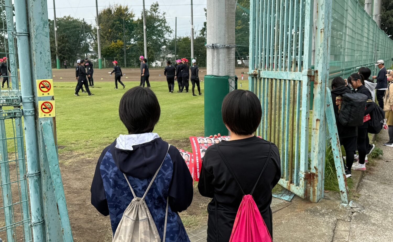 JDリーグのビックカメラ高崎が練習する