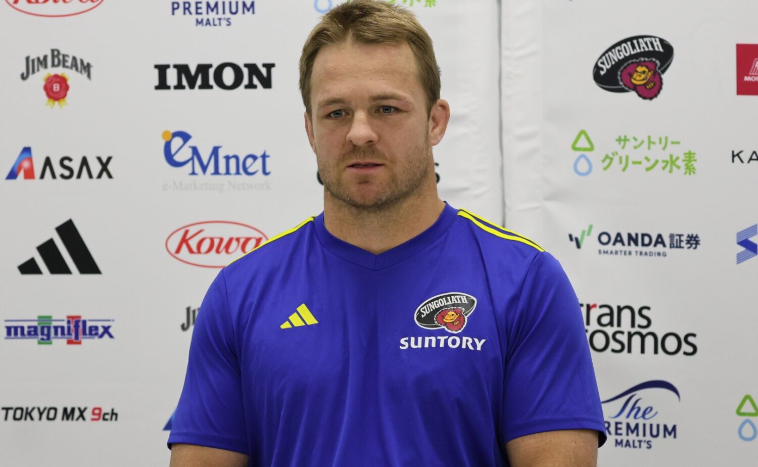 サンゴリアスで主将を務めるサム・ケイン／写真：斉藤健仁