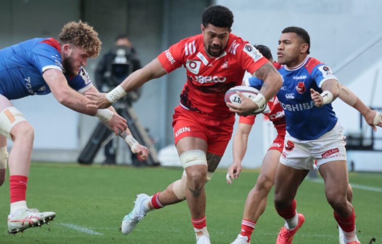 リーグワンの神戸でプレーしたNOサヴェア-斉藤健仁撮影