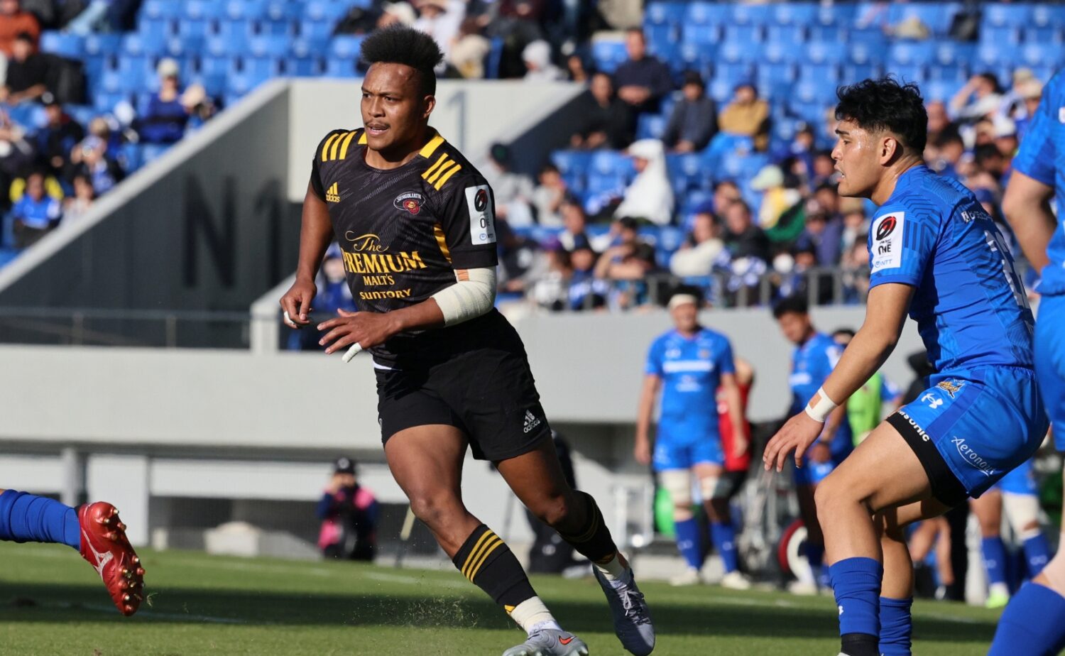 元日本代表の松島幸太朗(サンゴリアス)-斉藤健仁撮影