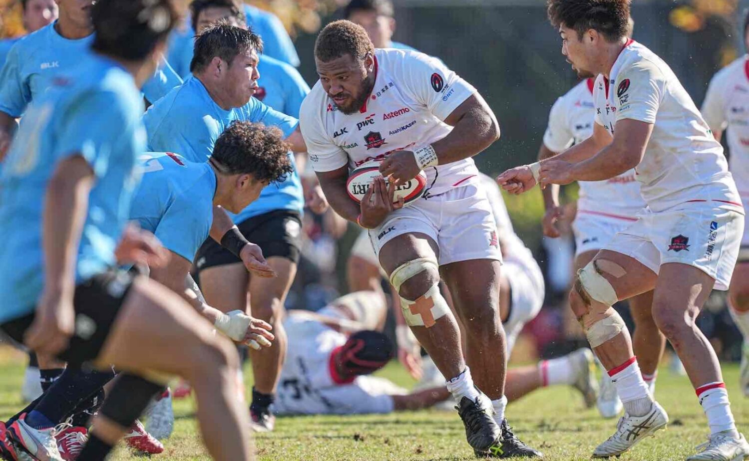 フィジー代表主将のイカニヴェレ／写真提供：三重ヒート