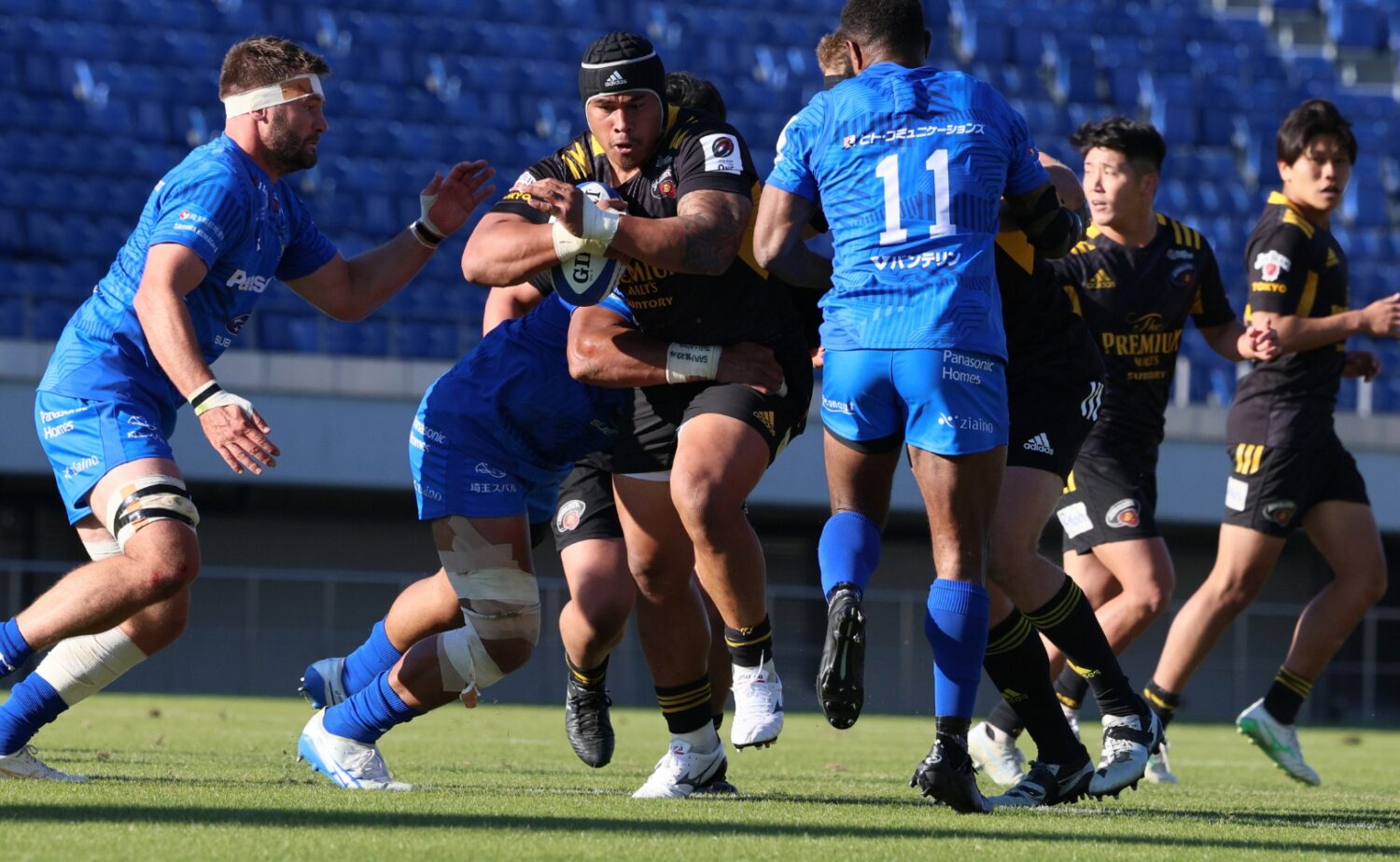 フランスリーグからサンゴリアスに復帰したデビタ・タタフ-斉藤健仁撮影