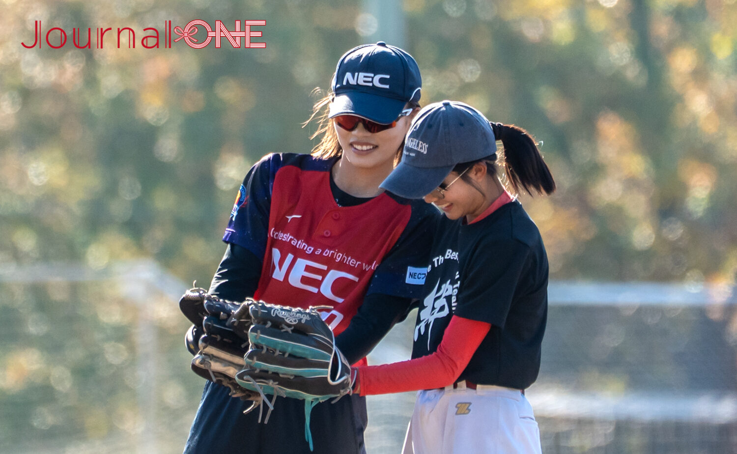 原日菜海(NEC)が中学生と交流