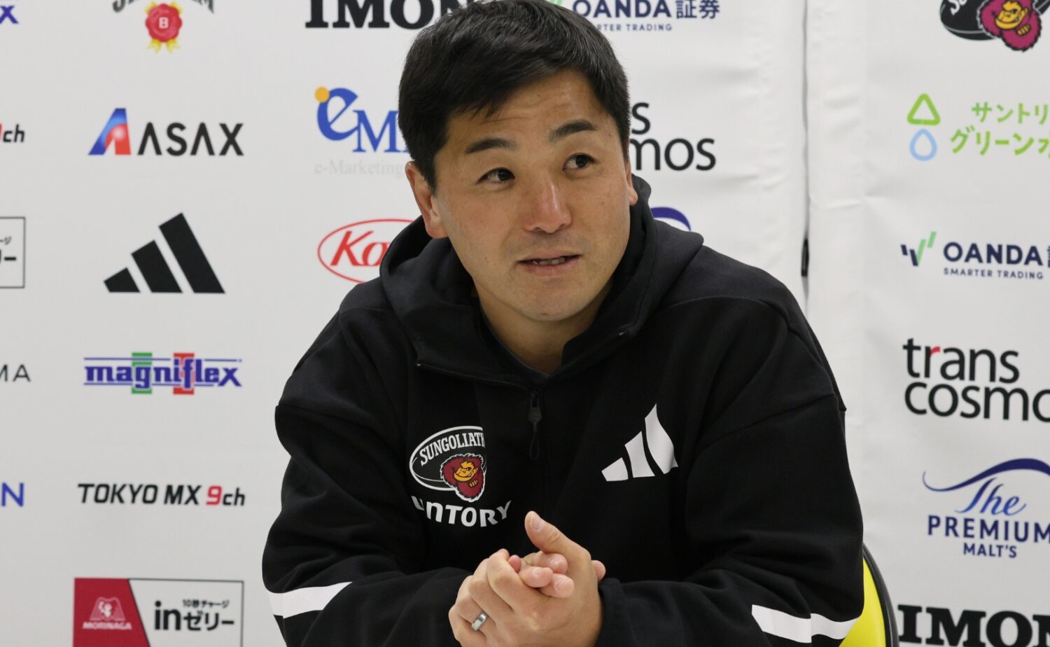 サンゴリアスで2シーズン目の小野HC／写真：斉藤健仁