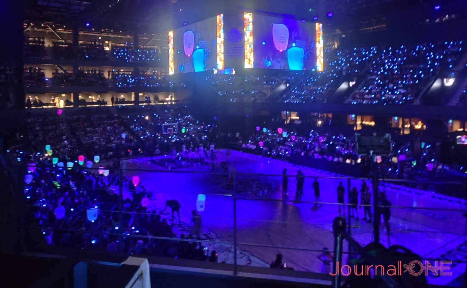 Bリーグオールスターのエンディングはランタン演出