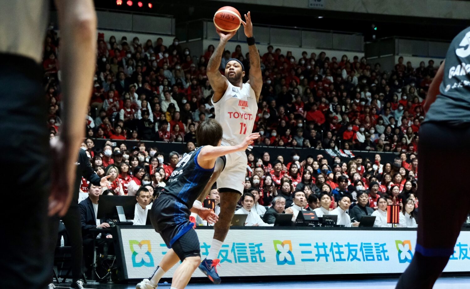 アルバルクで全試合に出場しているマーカス・フォスター‐永塚和志撮影