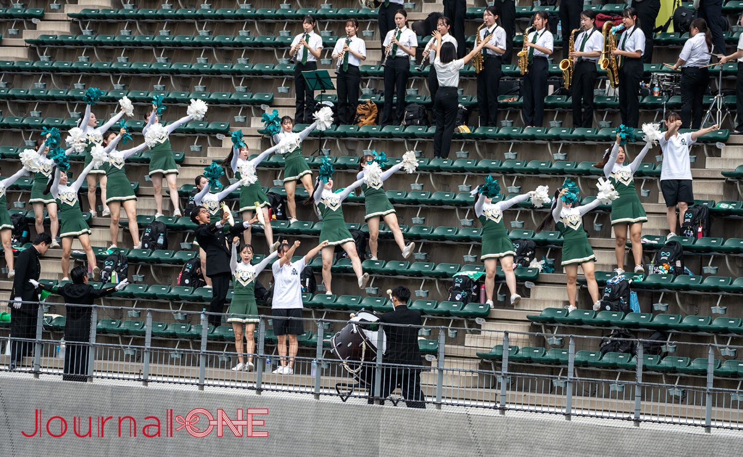 大根踊りを披露する東京農業大学全学応援団