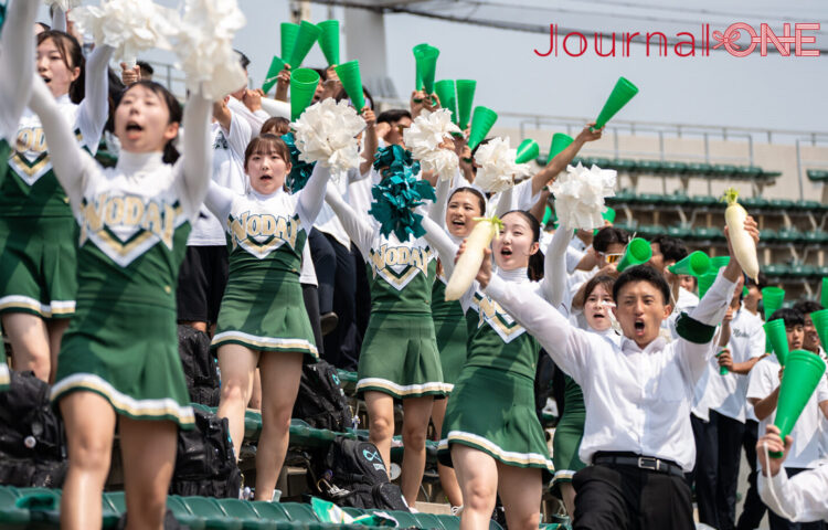 大根踊りを演舞する東京農業大学全学応援団