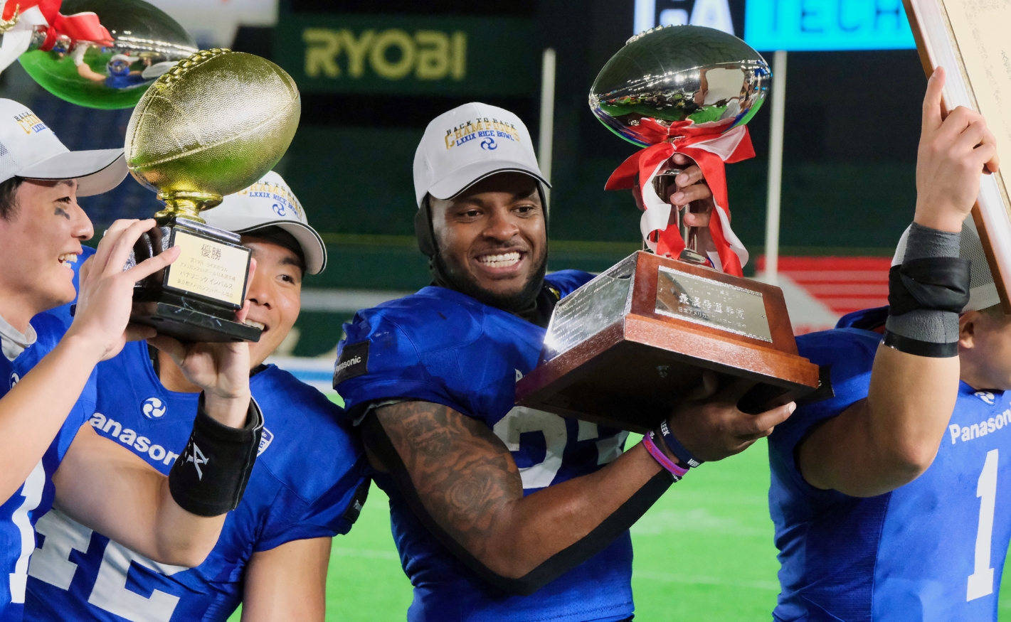 ライスボウル2026でMVPに輝いたジョシュア・コックス（パナソニック）