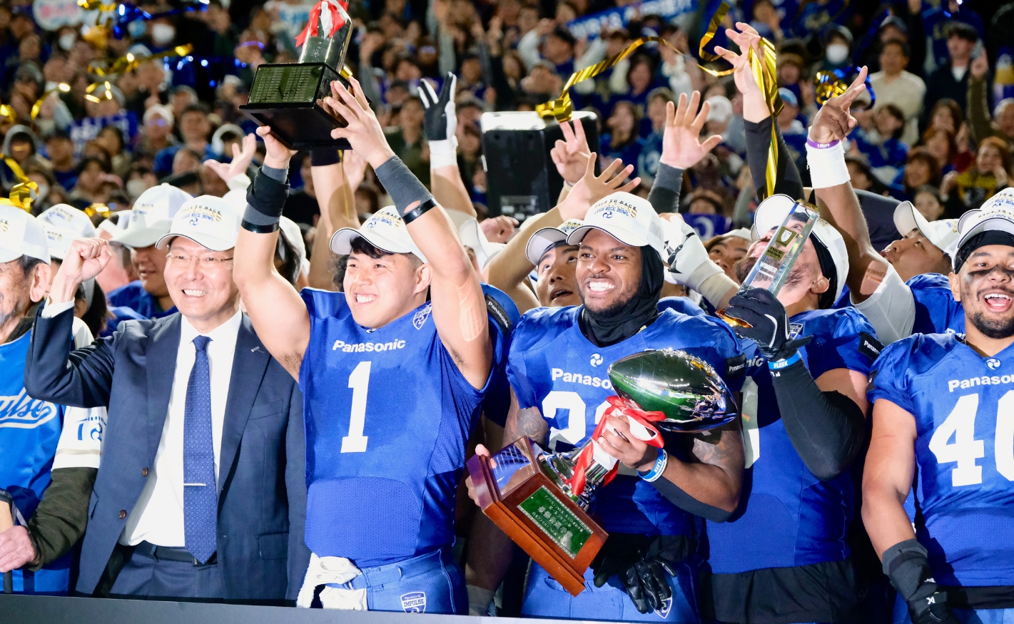 ライスボウル連覇達成のパナソニック