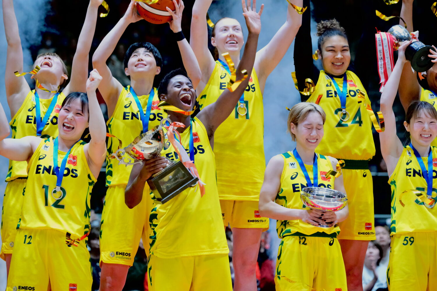 皇后杯を制したENEOSサンフラワーズ