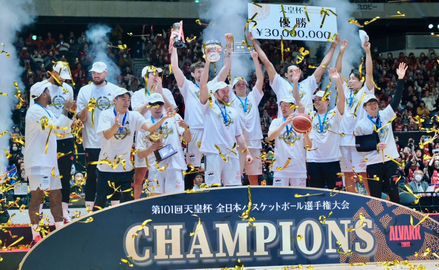 アルバルク が天皇杯を制した