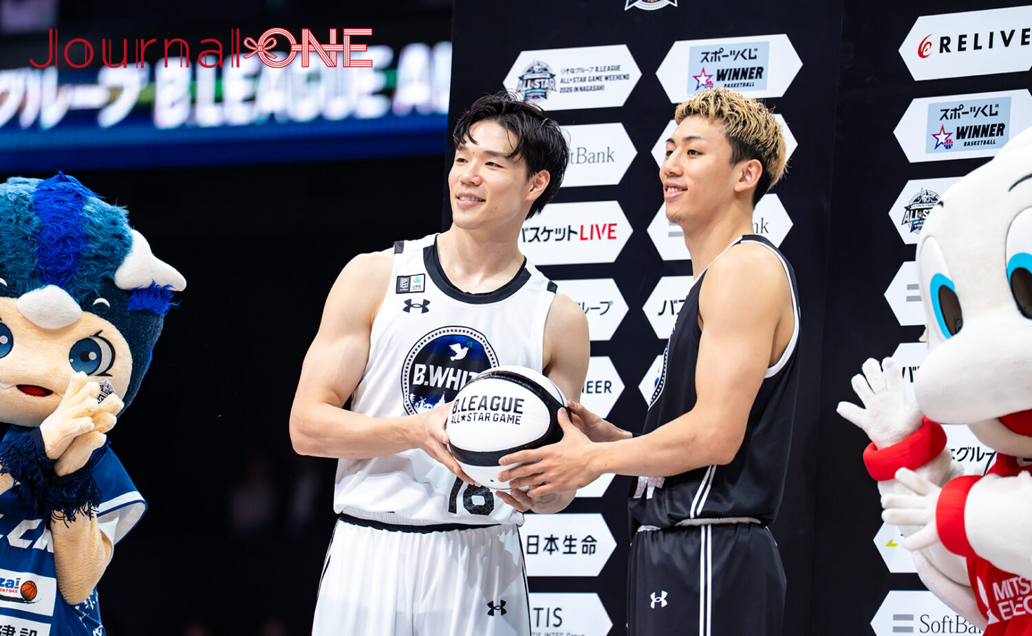 長崎ハピネスアリーナで開催されたBリーグ10周年オールスターの様子。