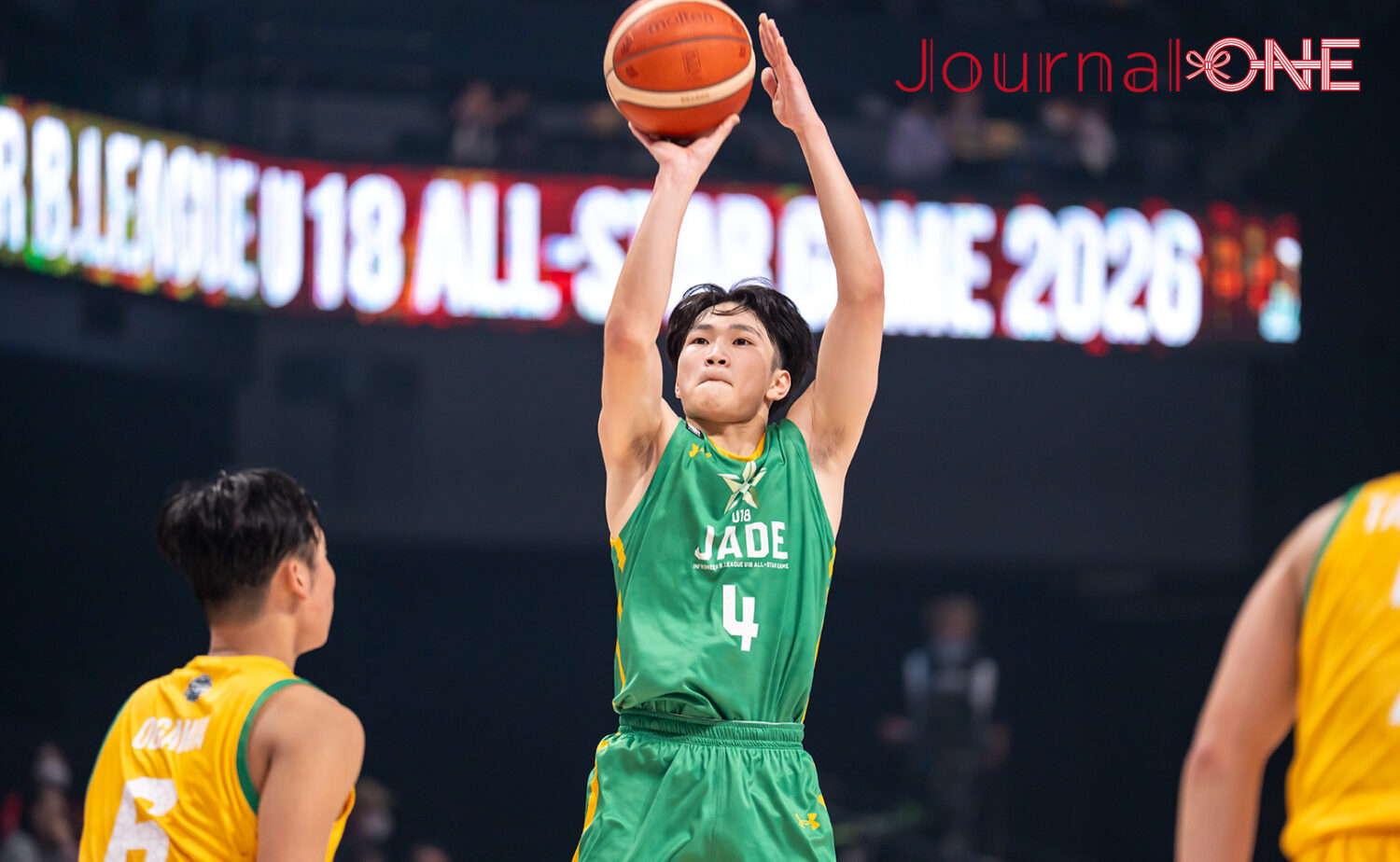 Bリーグ U18オールスター 2026 阿部真冴橙（仙台89ersユース）のシュートシーン
