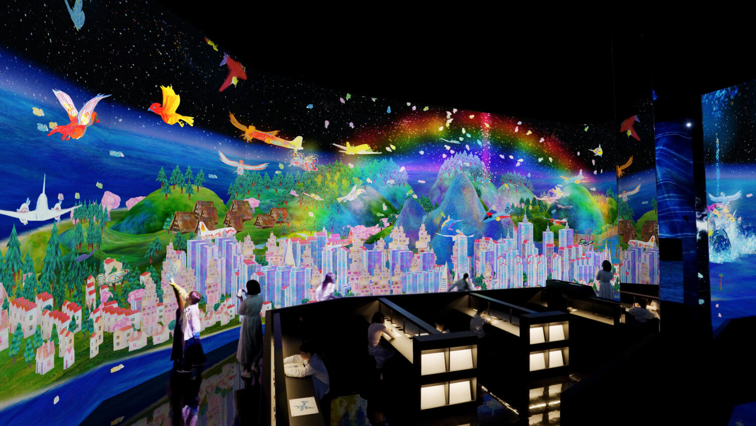 チームラボプラネッツ スケッチ環世界