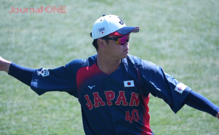 サポートメンバーとして調整する中山（巨人）-Journal-ONE撮影