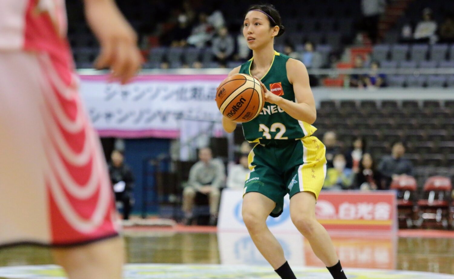 ENEOS入団当時の宮崎早織-永塚和志撮影