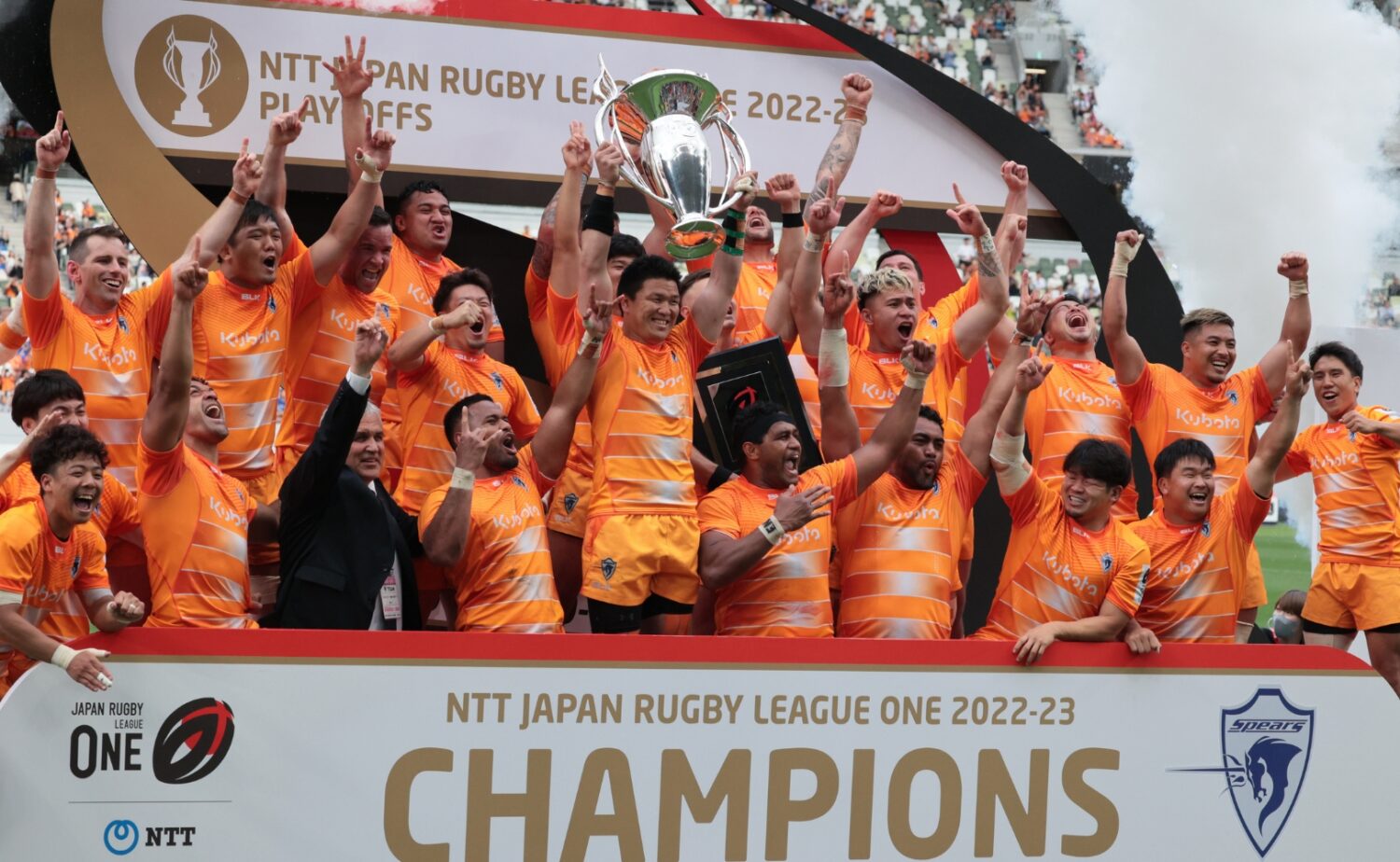 スピアーズは2022-23シーズン、初優勝を飾った