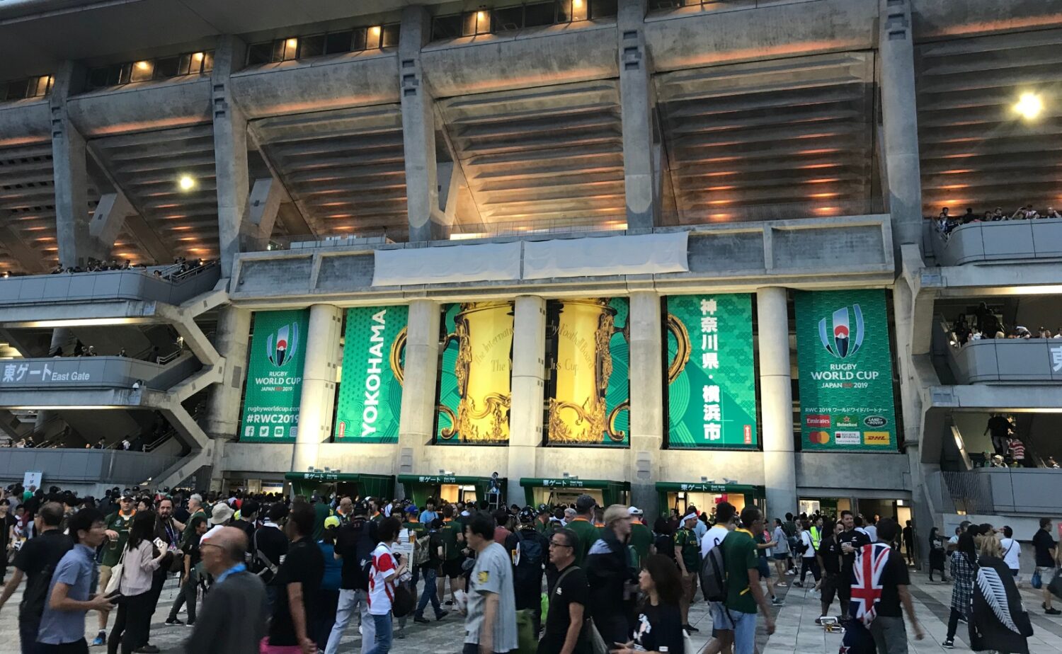 2019年大会決勝が行われた横浜国際総合競技場（日産スタジアム）この写真のみ：小野寺俊明