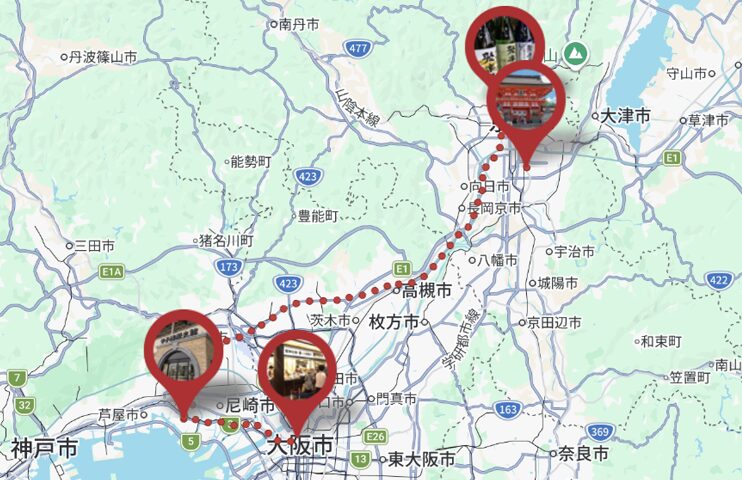 2026センバツ観戦ルートマップ|京都・大阪・甲子園を巡る1泊2日観光モデルコース