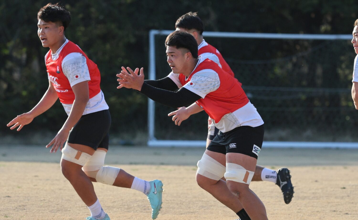 JTSキャンプでキャプテンを務めるFL中谷陸人(同志社)