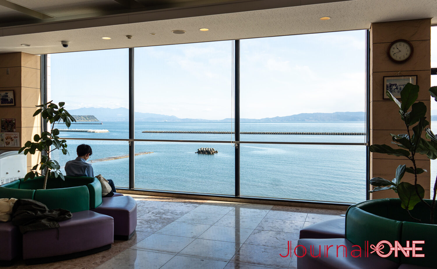 錦江湾の絶景を眺めながら湯冷ましできる‐Journal-ONE撮影