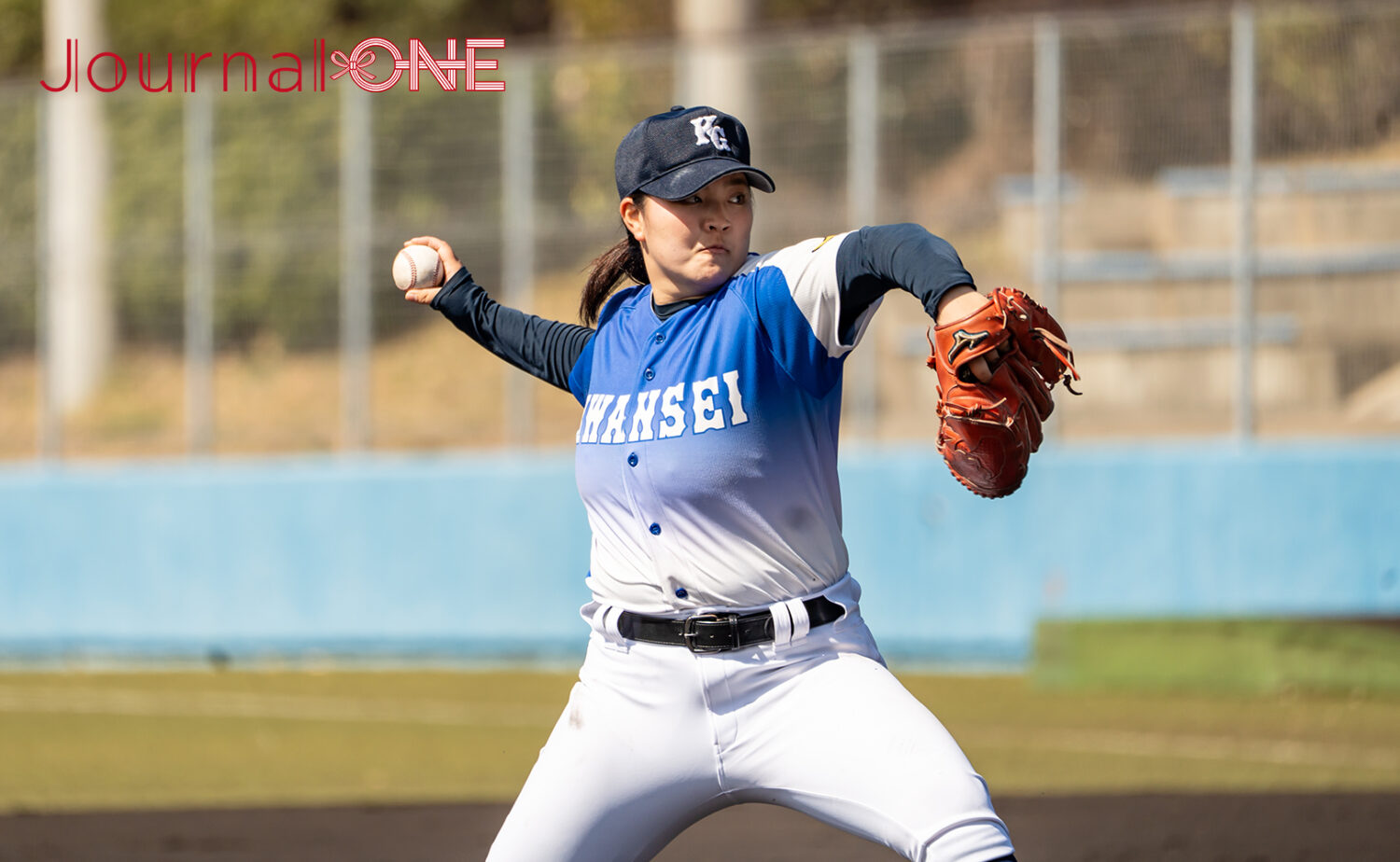 明関戦 初心者の新入生を心待ちにする斧本主将（関学大）-Journal-ONE撮影