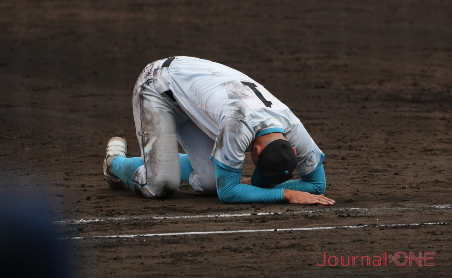 菰田選手はしばらく蹲り動けなかった‐Journal-ONE撮影