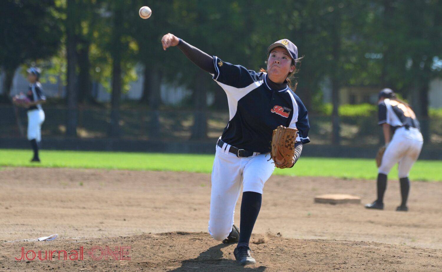 大学女子野球の名門・平成国際大学も加須にある-Journal-ONE撮影