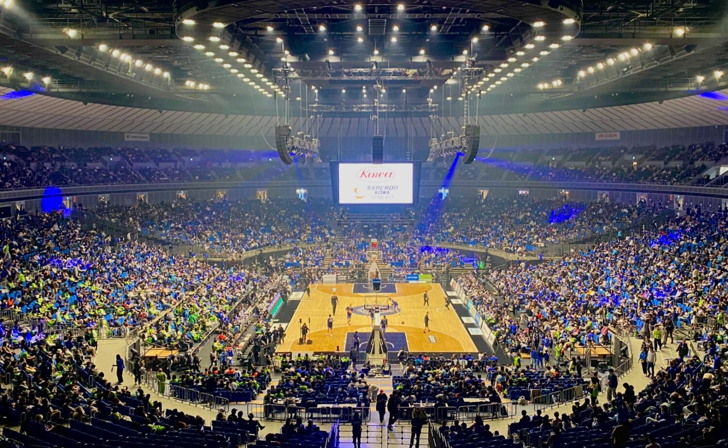 横浜アリーナで1万人以上を集めた横浜BCの公式戦