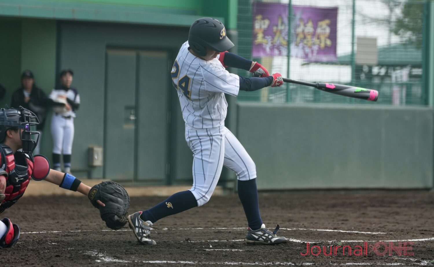 シュアな打撃で打線を牽引した西垣-Journal-ONE撮影