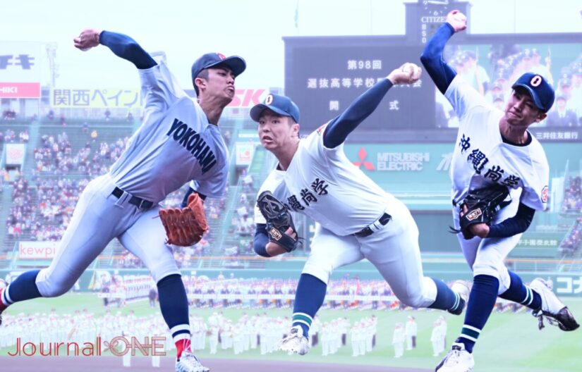 センバツ連覇が潰えた小田翔希（横浜）、末吉良丞、新垣有絃（沖縄尚学）