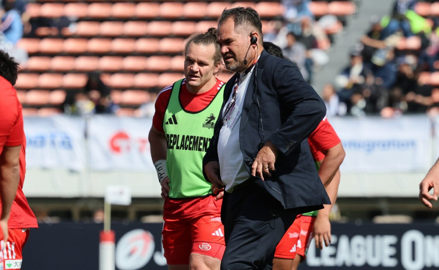 今季終了後、オールブラックの指揮官に就任するレニーHC‐斉藤健仁撮影