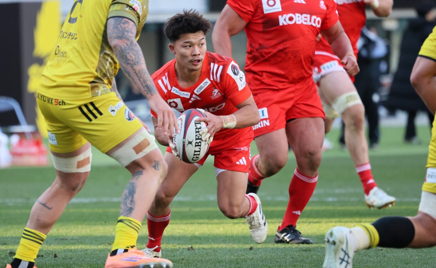 新人賞候補のSH上村（スティーラーズ）-斉藤健仁撮影