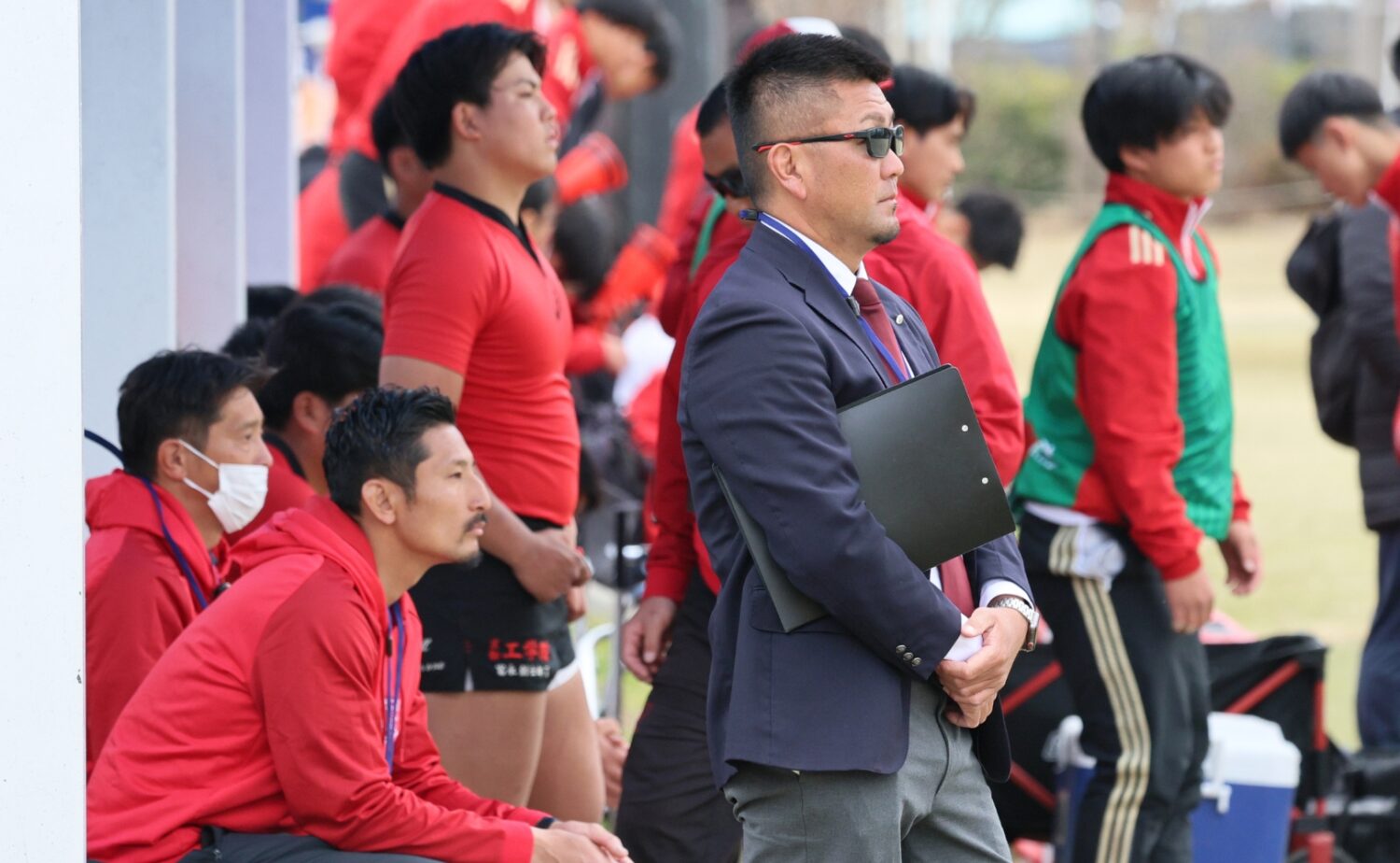 大島監督（右）と内田コーチ