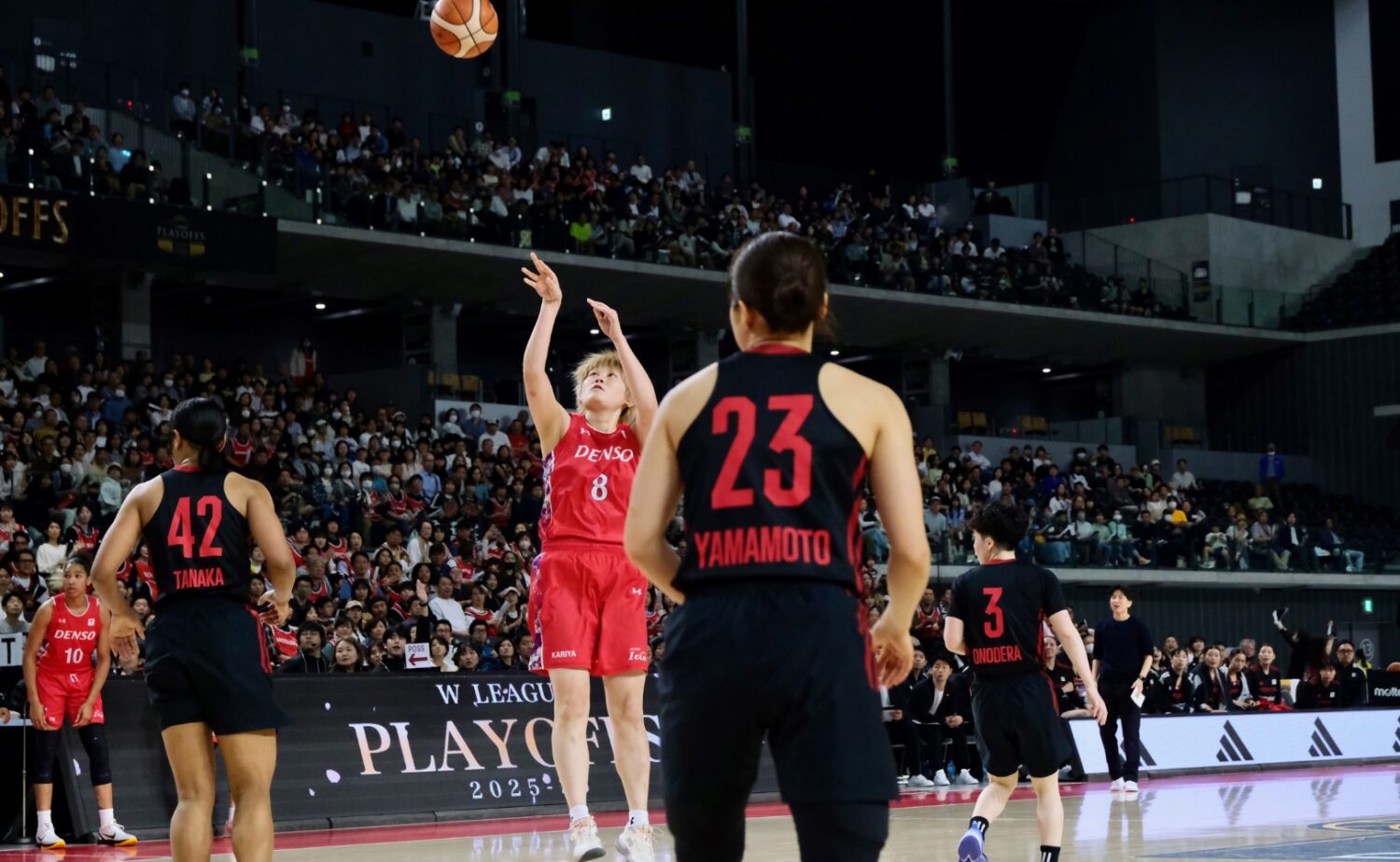 髙田真希の精度高いフリースロー‐永塚和志撮影