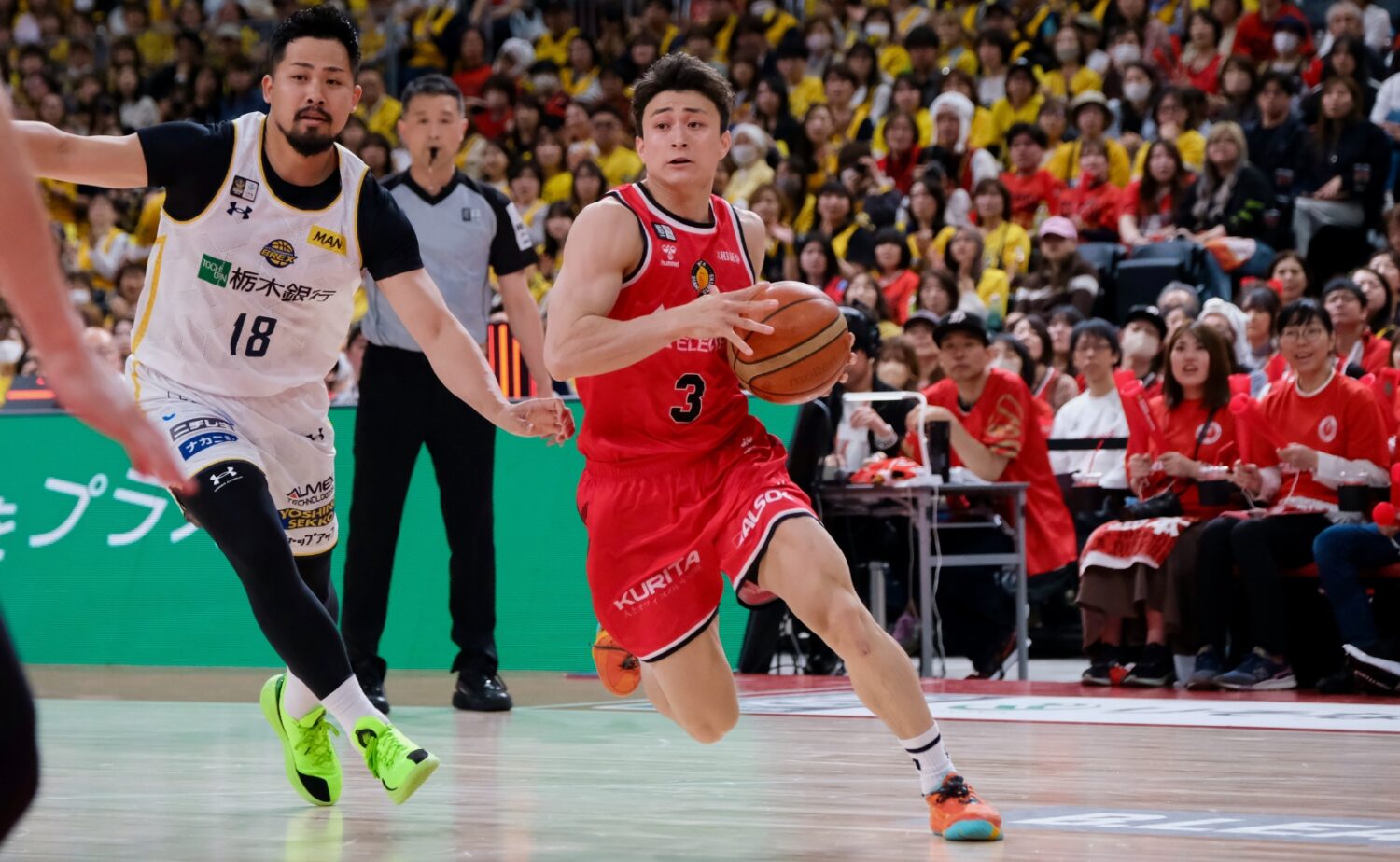 齋藤と共に加藤嵩都の攻守にも期待だ‐永塚和志撮影