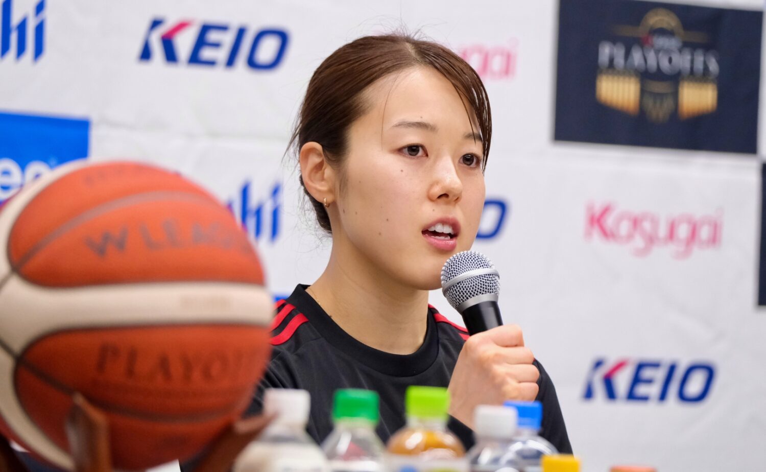 Wリーグファイナル第2戦後、試合を振り返るトヨタ自動車アンテロープスの山本麻衣