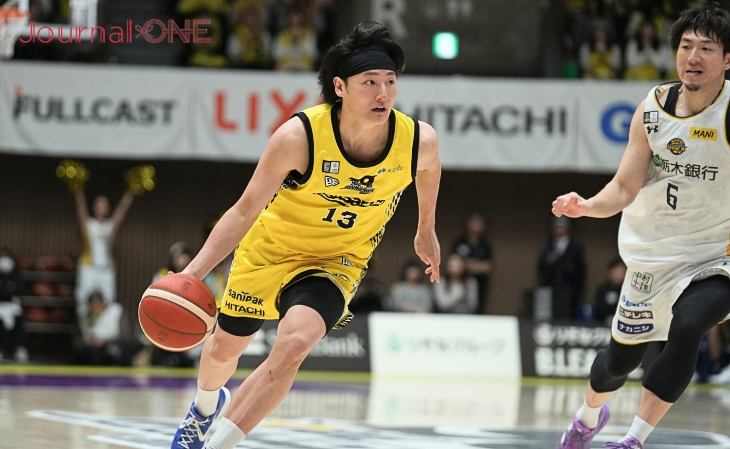 サンロッカーズ渋谷の田中大貴がインサイドに切り込む-Journal-ONE撮影