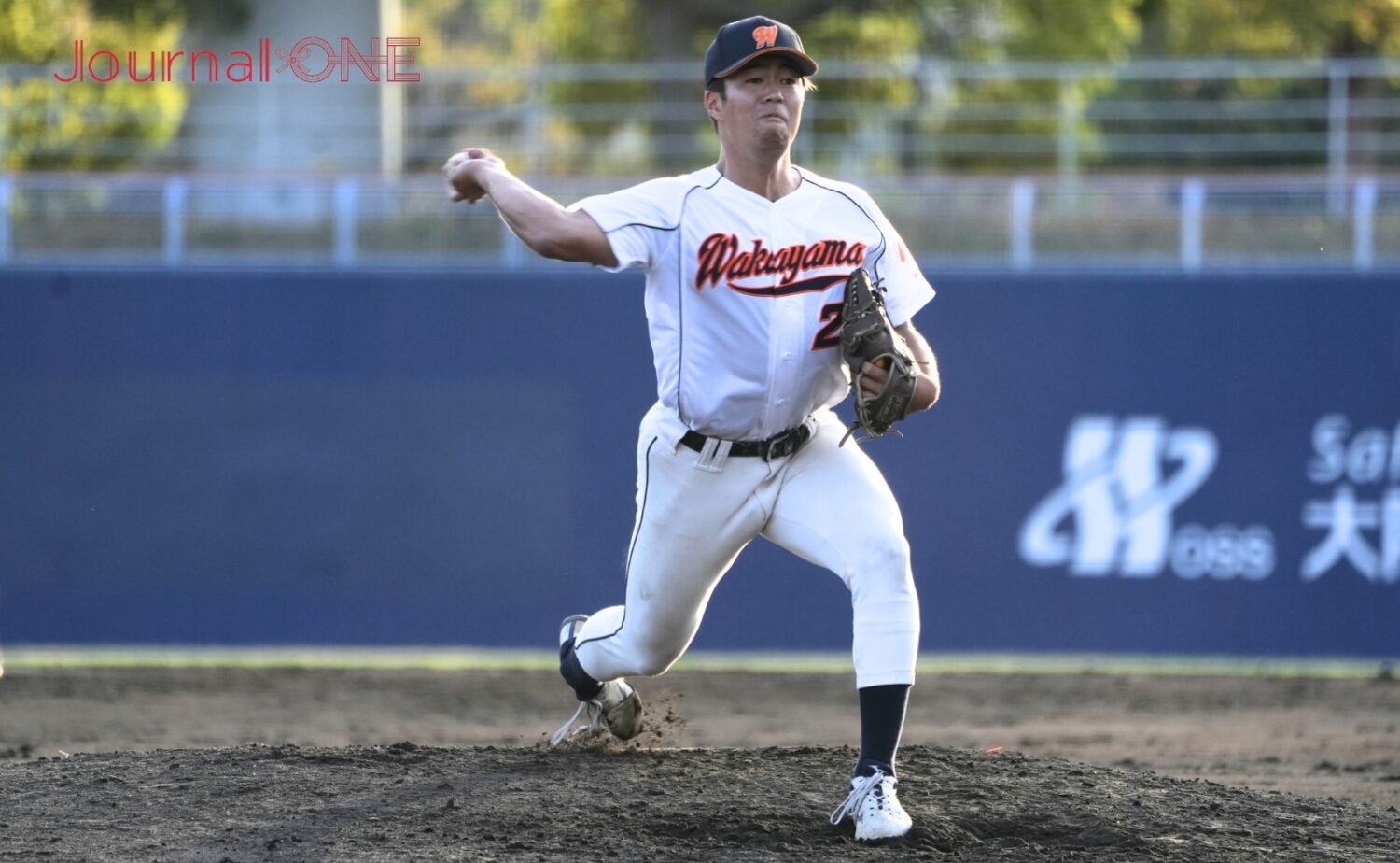 和歌山大学の守護神・一井の力投-Journal-ONE撮影