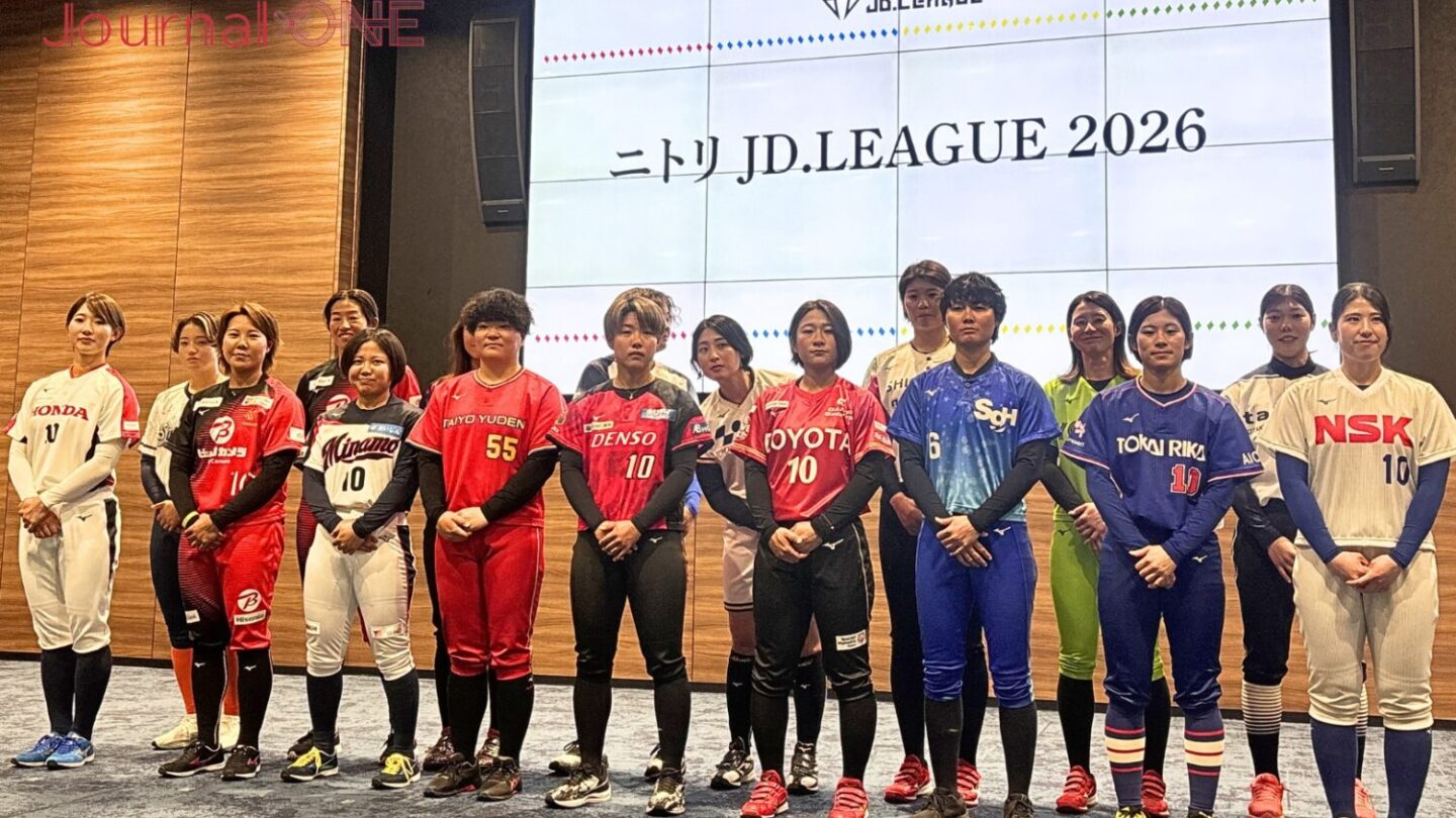 JDリーグ 2026開幕前会見での16チーム17選手たち‐Journal-ONE撮影