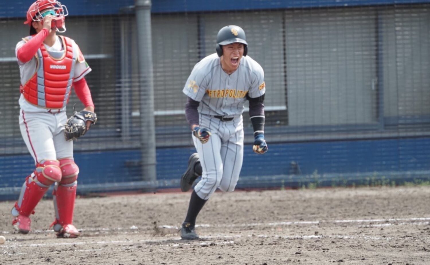 1部で活躍する大阪公立大学-近畿学生野球連盟提供