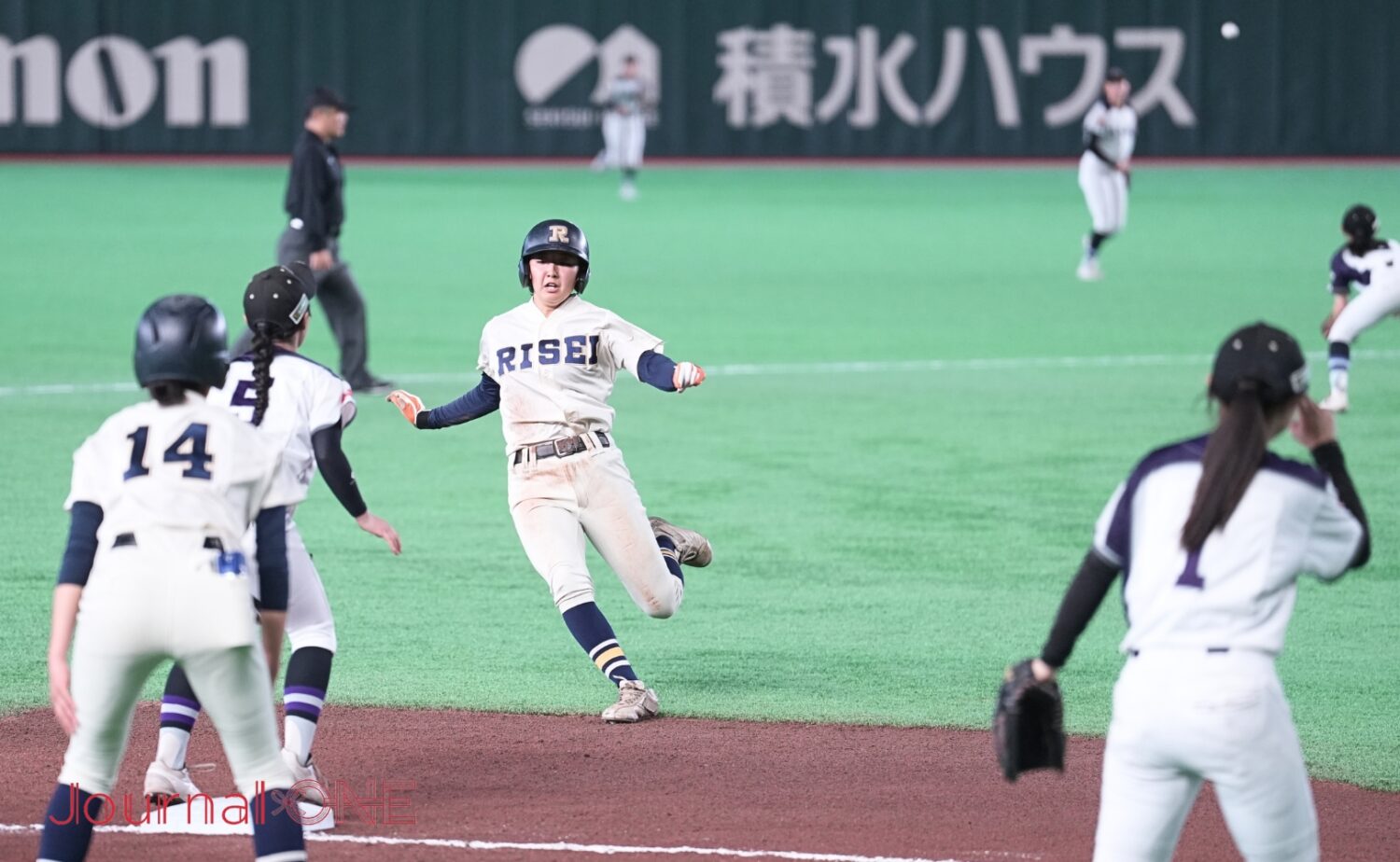 履正社は初回から得点を挙げた‐Journal-ONE撮影