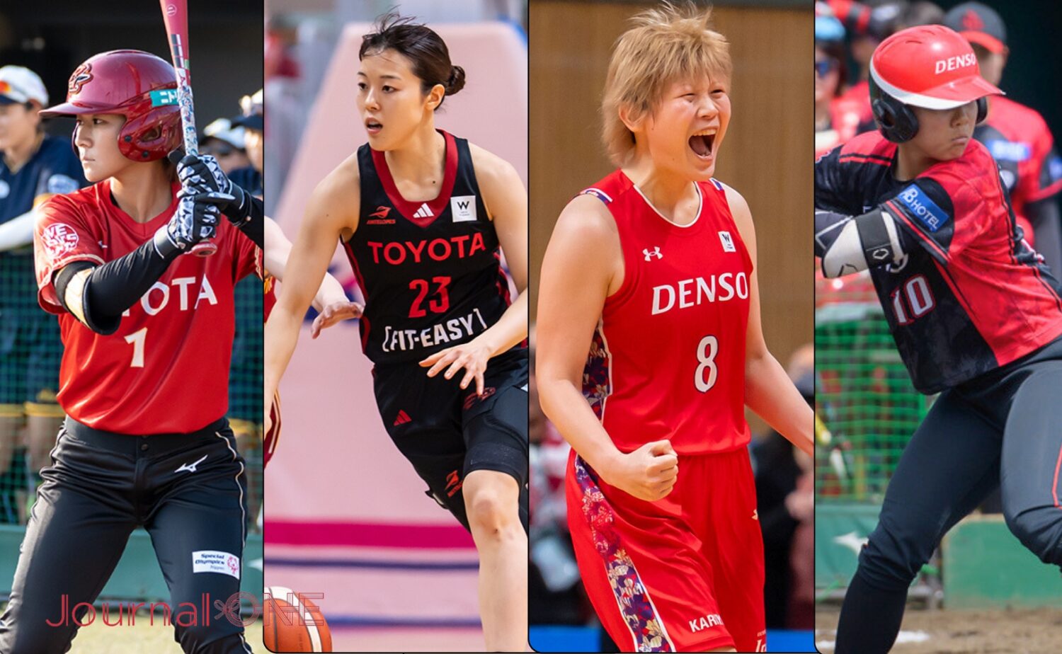 Wリーグファイナルに向け同じ企業のアスリートが応援-Journal-ONE撮影