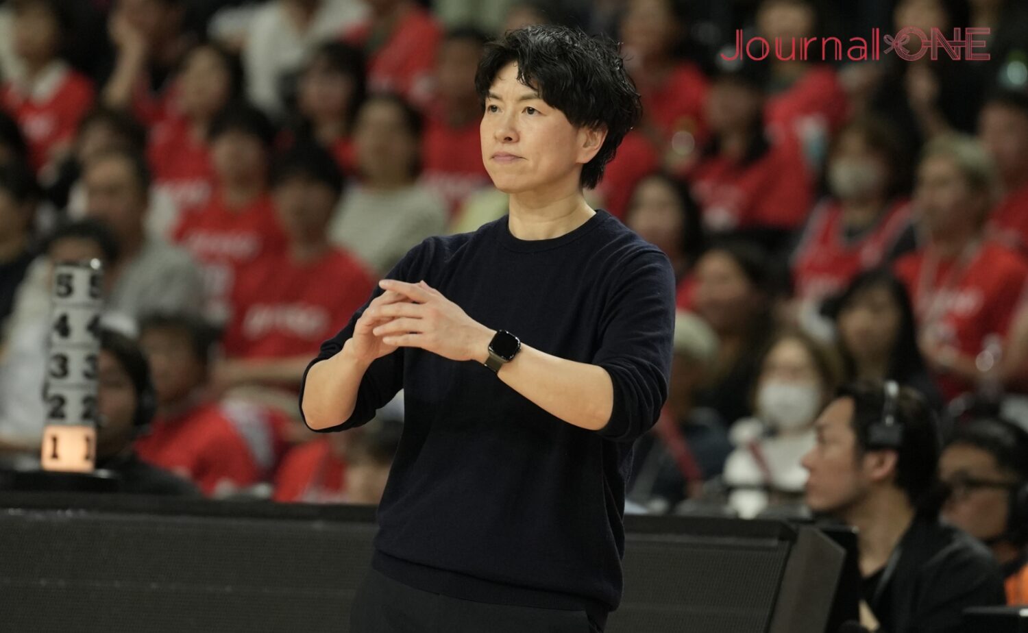 Wリーグファイナル第3戦後、フォーカスすべきは自分たちのプレーと話した大神HC-Journal-ONE撮影