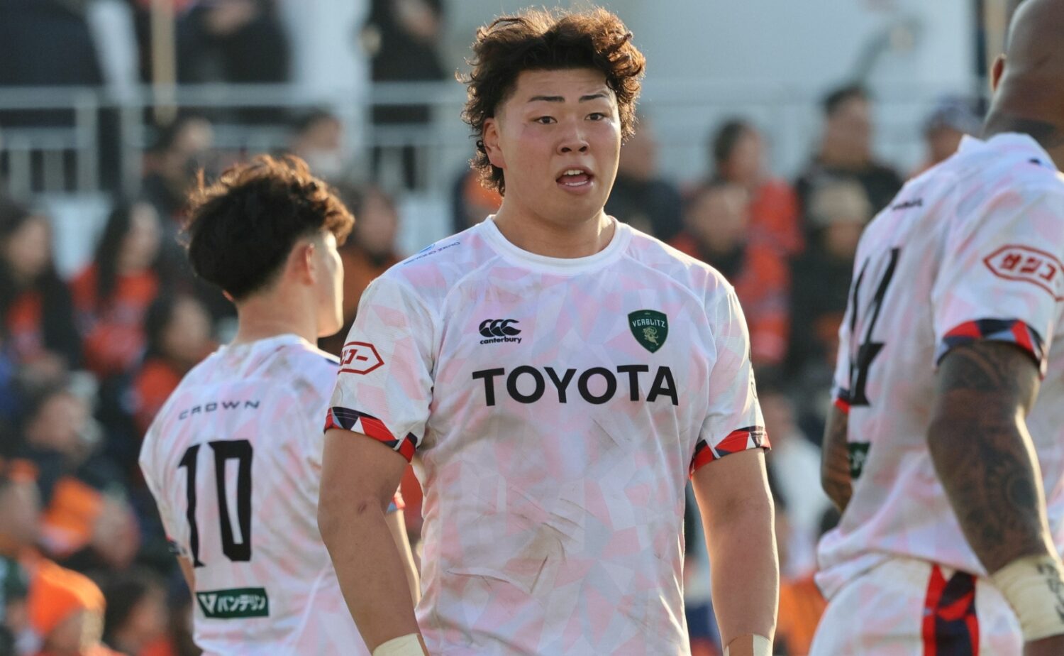 ルーキーイヤーで大きな存在感を示すFL青木（ヴェルブリッツ）-斉藤健仁撮影