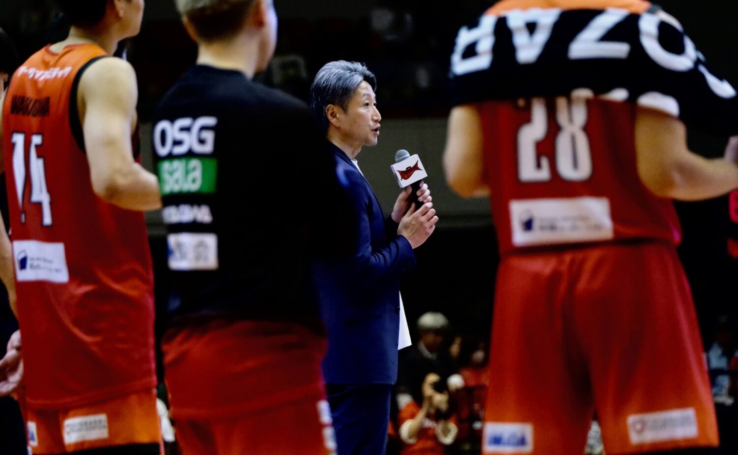 三遠ネオフェニックスの大野HC‐永塚和志撮影