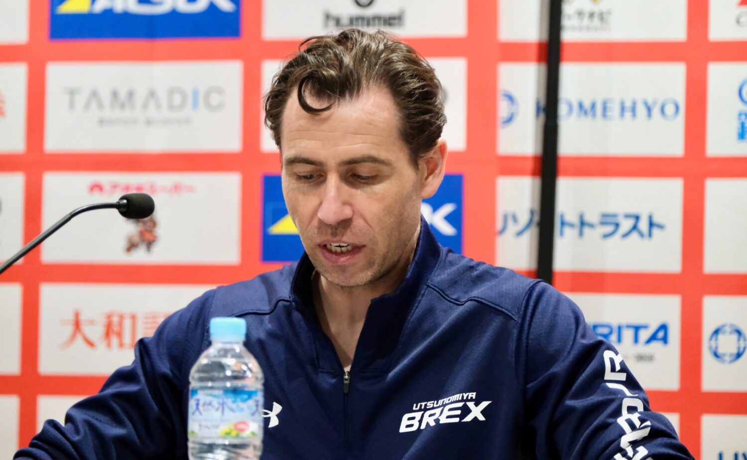 コーチ、代行を経てHCとなったコロネル氏‐永塚和志撮影